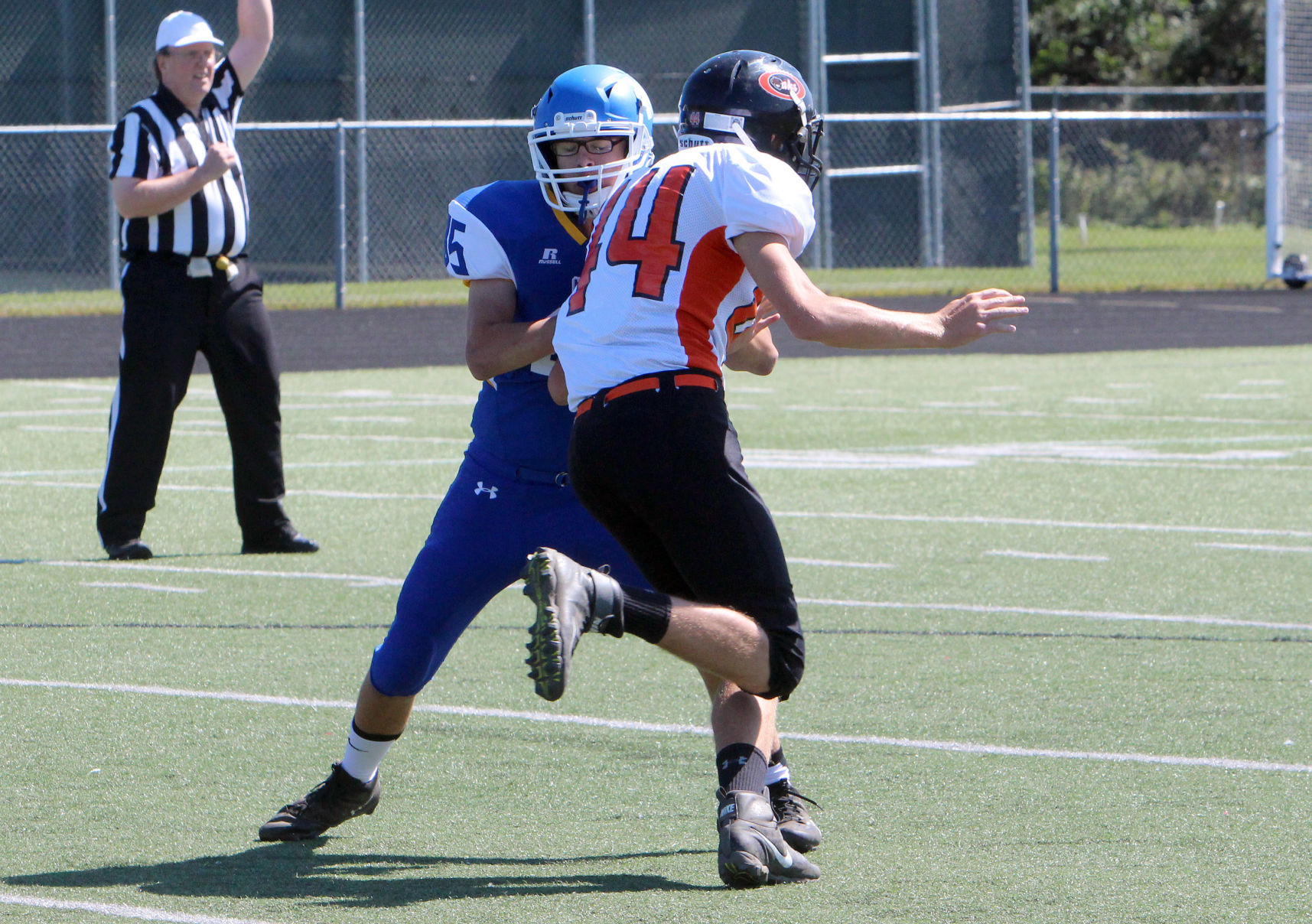 Oakfield at McDonell football 9-8-18
